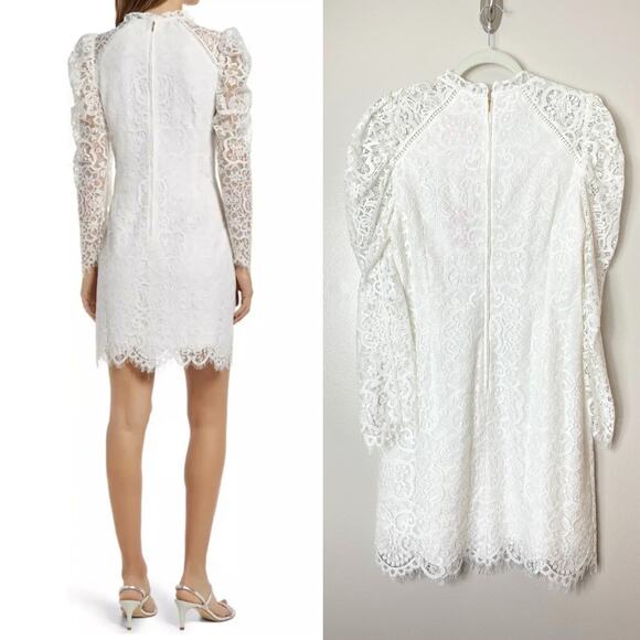 NWT LILLY PULITZER DRESS 8 WHITE BRIDE BRIDAL WEDDING LACE - Picture 2 of 15